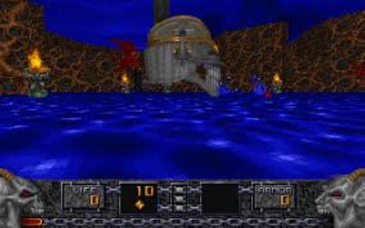 Gameplay screen of Heretic: Shadow of the Serpent Riders (7/8) Gameplay screen of Heretic: Shadow of the Serpent Riders (7/8)