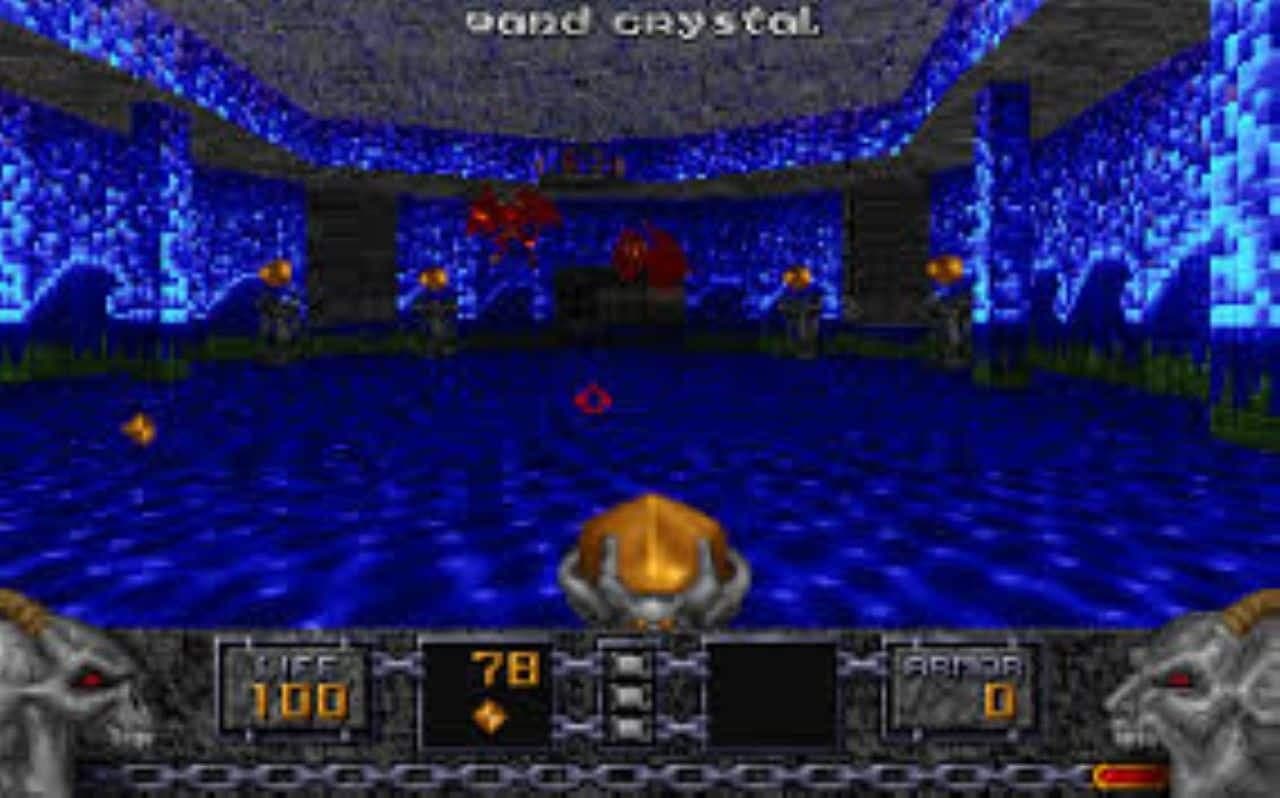 Gameplay screen of Heretic: Shadow of the Serpent Riders (2/8) Gameplay screen of Heretic: Shadow of the Serpent Riders (2/8)