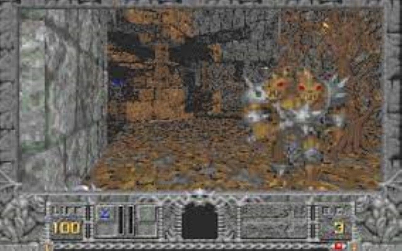 Gameplay screen of Hexen: Beyond Heretic (8/8) Gameplay screen of Hexen: Beyond Heretic (8/8)