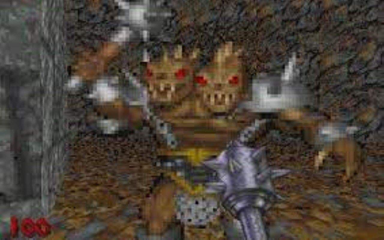 Gameplay screen of Hexen: Beyond Heretic (4/8) Gameplay screen of Hexen: Beyond Heretic (4/8)