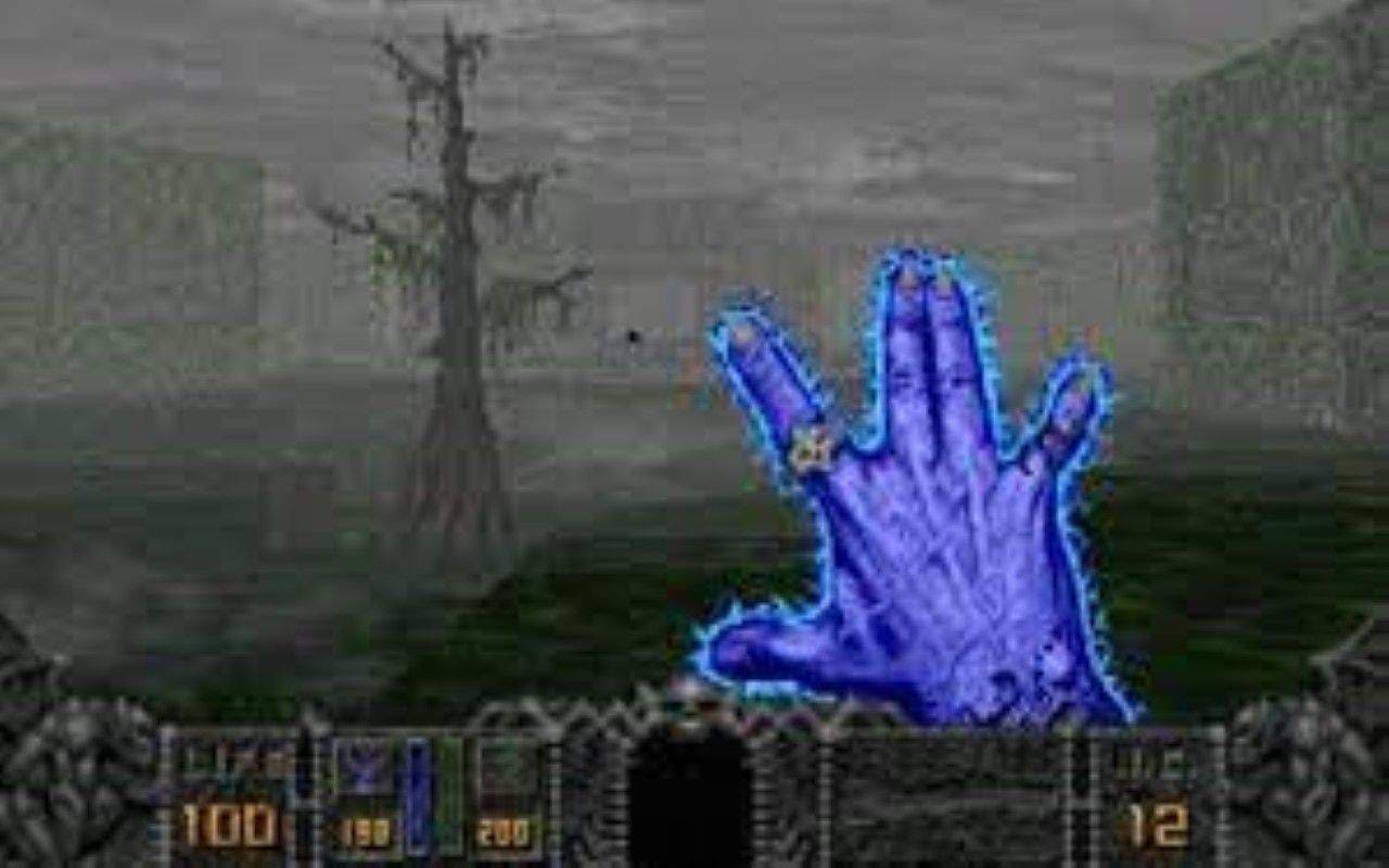 Gameplay screen of Hexen: Beyond Heretic (5/8) Gameplay screen of Hexen: Beyond Heretic (5/8)