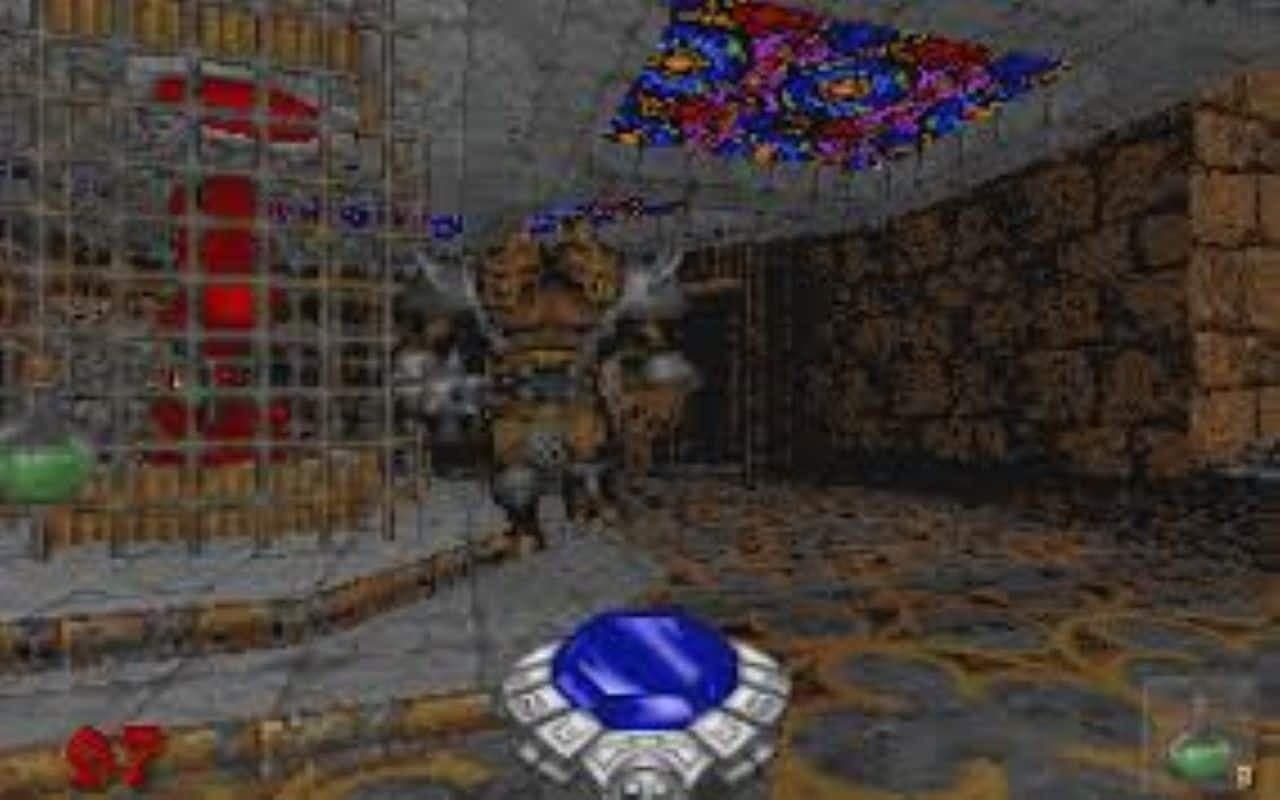 Gameplay screen of Hexen: Beyond Heretic (7/8) Gameplay screen of Hexen: Beyond Heretic (7/8)