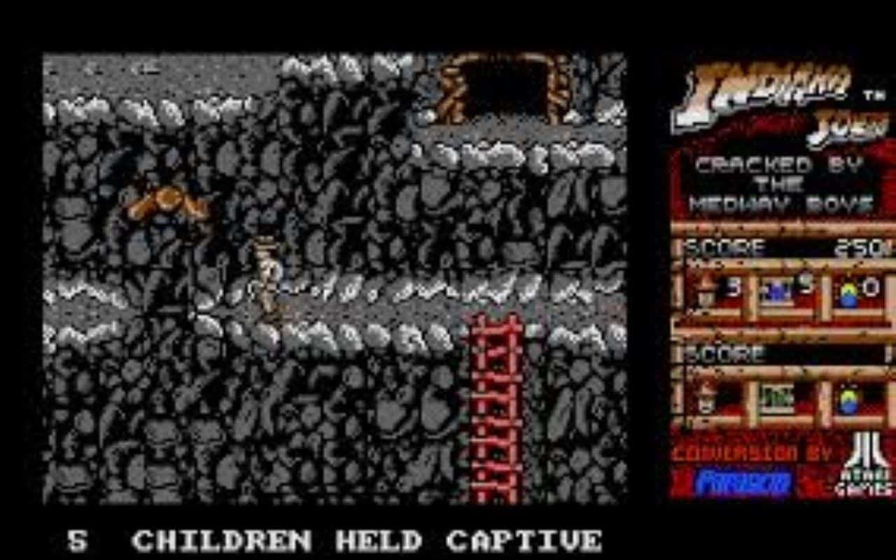 Gameplay screen of Indiana Jones and the Temple of Doom (4/4) Gameplay screen of Indiana Jones and the Temple of Doom (4/4)