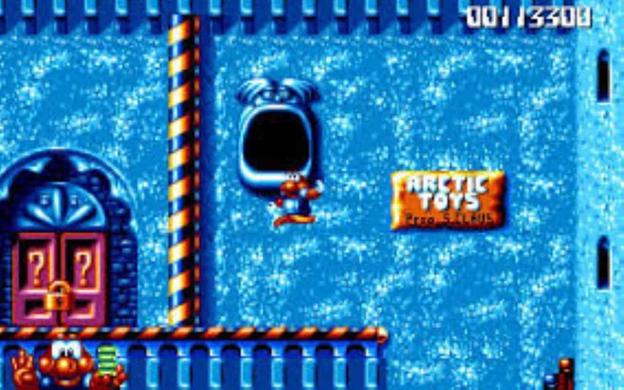 Gameplay screen of James Pond 2 Codename RoboCod (4/8) Gameplay screen of James Pond 2 Codename RoboCod (4/8)