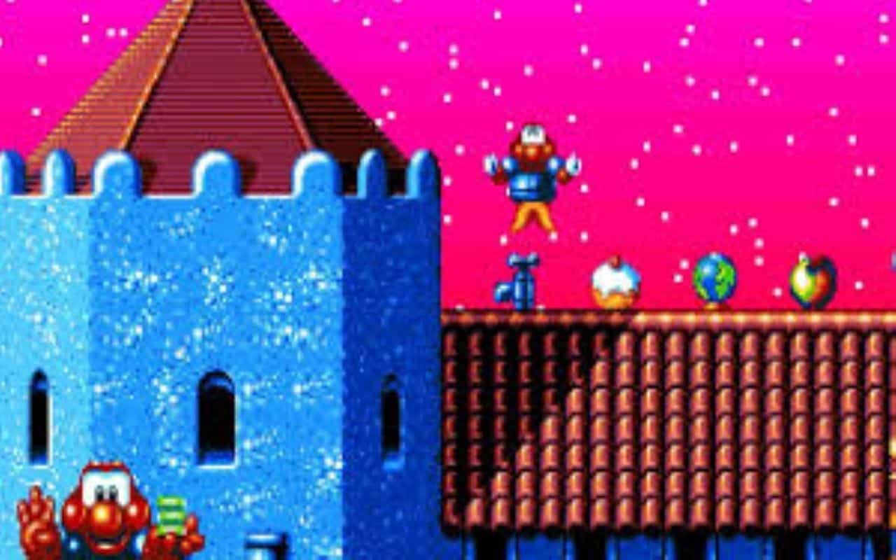 Gameplay screen of James Pond 2 Codename RoboCod (2/8) Gameplay screen of James Pond 2 Codename RoboCod (2/8)