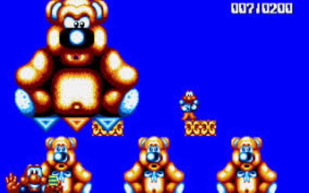 Gameplay screen of James Pond 2 Codename RoboCod (1/8) Gameplay screen of James Pond 2 Codename RoboCod (1/8)