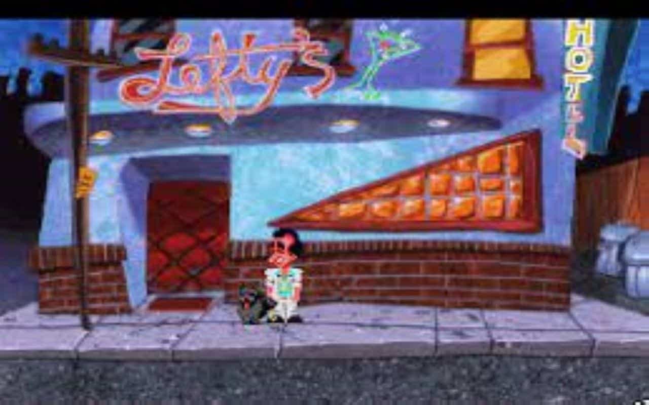 Gameplay screen of Leisure Suit Larry 1 In the Land of the Lounge Lizards (2/8) Gameplay screen of Leisure Suit Larry 1 In the Land of the Lounge Lizards (2/8)