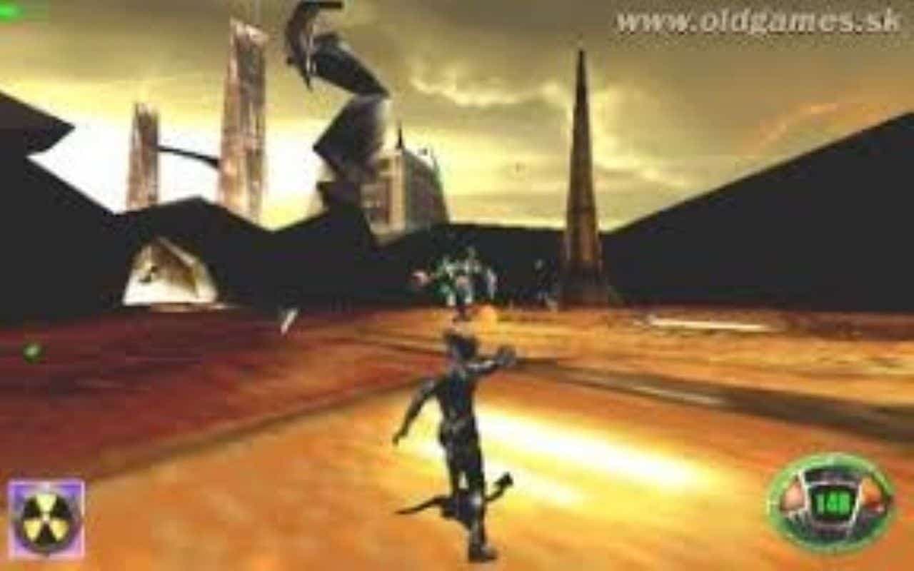 Gameplay screen of MDK (1/7) Gameplay screen of MDK (1/7)