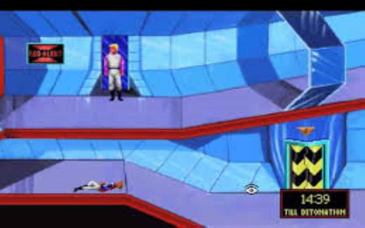 Gameplay screen of Space Quest: Chapter I - The Sarien Encounter (2/8) Gameplay screen of Space Quest: Chapter I - The Sarien Encounter (2/8)