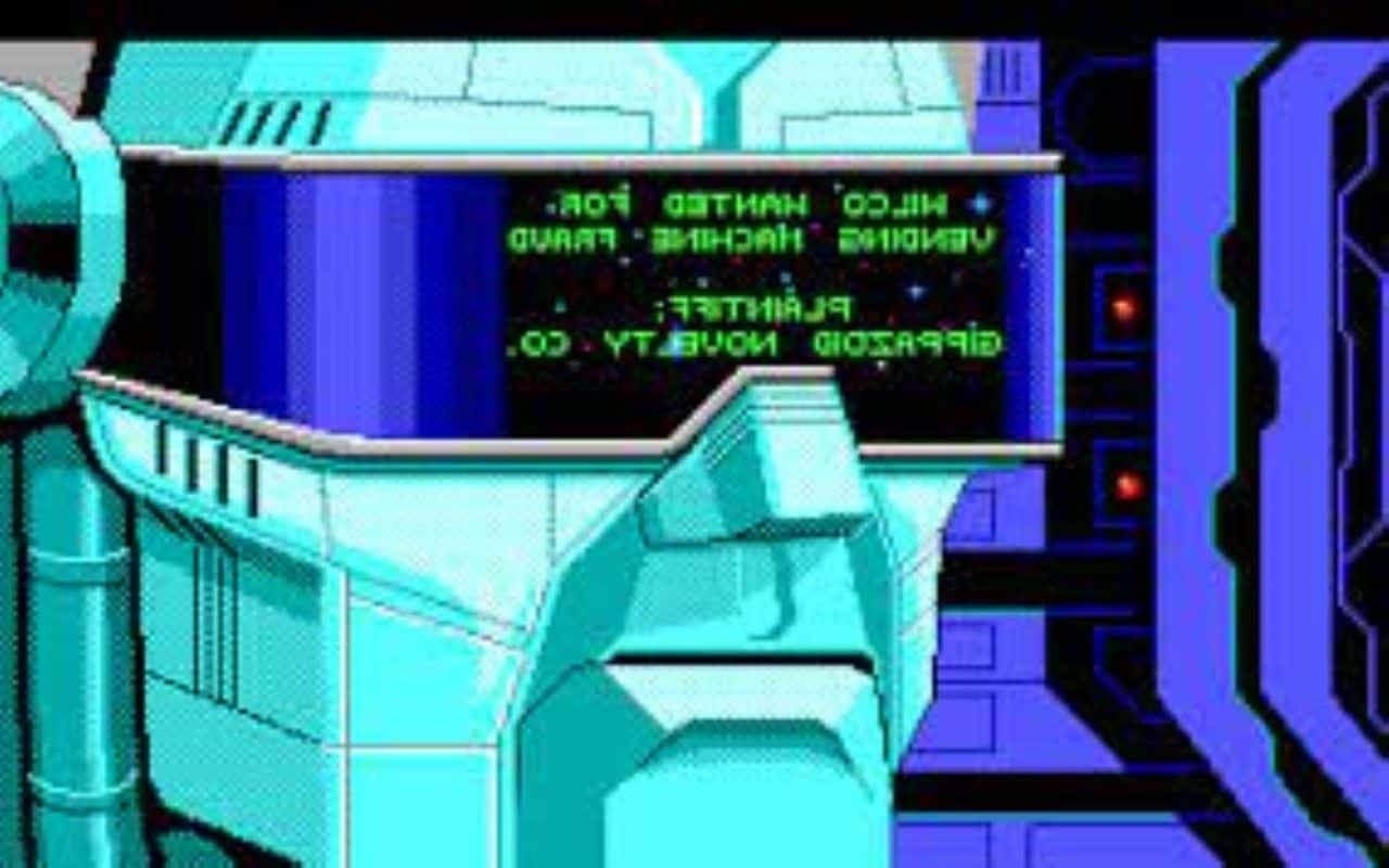 Gameplay screen of Space Quest III: The Pirates of Pestulon (5/8) Gameplay screen of Space Quest III: The Pirates of Pestulon (5/8)