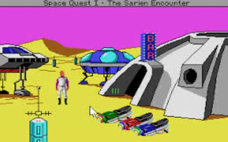 Gameplay screen of Space Quest IV Roger Wilco and the Time Rippers (2/4) Gameplay screen of Space Quest IV Roger Wilco and the Time Rippers (2/4)