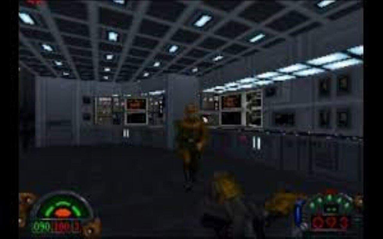 Gameplay screen of Star Wars: Dark Forces (7/8) Gameplay screen of Star Wars: Dark Forces (7/8)