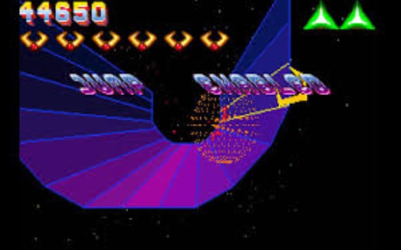 Gameplay screen of Tempest 2000 (2/4) Gameplay screen of Tempest 2000 (2/4)