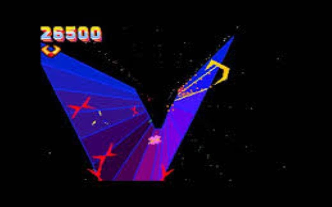 Gameplay screen of Tempest 2000 (1/4) Gameplay screen of Tempest 2000 (1/4)