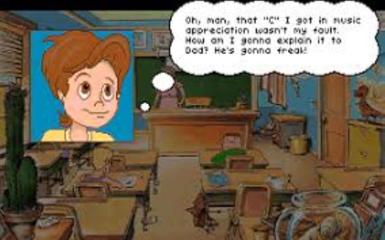 Gameplay screen of The Adventures of Willy Beamish (3/4) Gameplay screen of The Adventures of Willy Beamish (3/4)