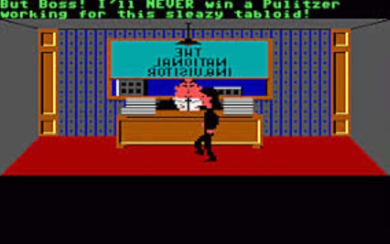 Gameplay screen of Zak McKracken and the Alien Mindbenders (3/8) Gameplay screen of Zak McKracken and the Alien Mindbenders (3/8)