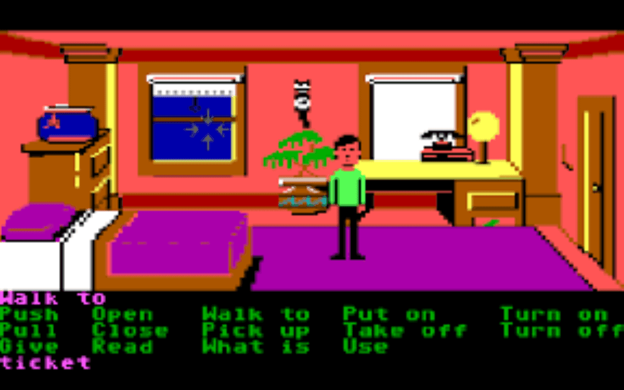 Gameplay screen of Zak McKracken and the Alien Mindbenders (7/8) Gameplay screen of Zak McKracken and the Alien Mindbenders (7/8)