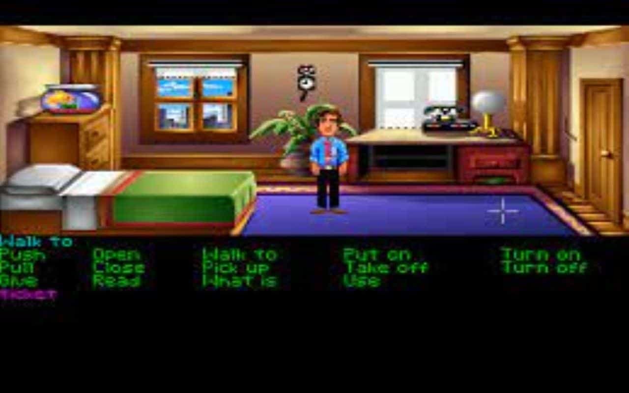 Gameplay screen of Zak McKracken and the Alien Mindbenders (6/8) Gameplay screen of Zak McKracken and the Alien Mindbenders (6/8)