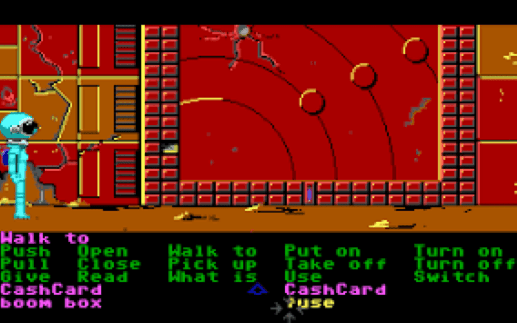 Gameplay screen of Zak McKracken and the Alien Mindbenders (8/8) Gameplay screen of Zak McKracken and the Alien Mindbenders (8/8)
