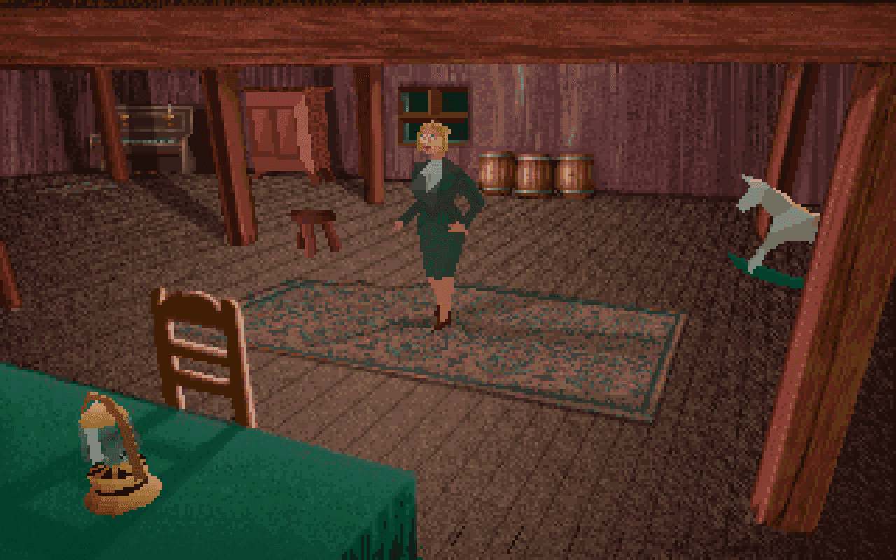 Gameplay screen of Alone in the Dark (2/8) Gameplay screen of Alone in the Dark (2/8)