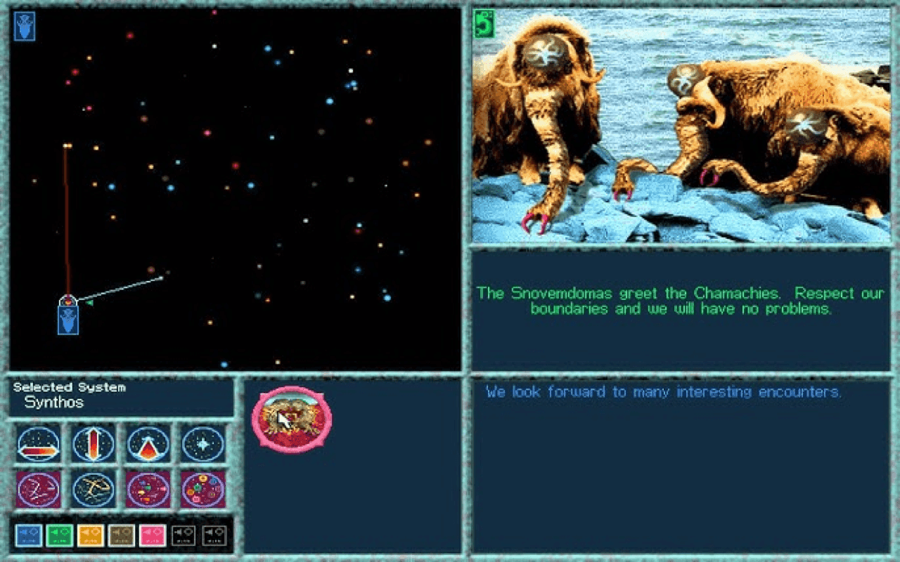 Gameplay screen of Ascendancy (1/8) Gameplay screen of Ascendancy (1/8)