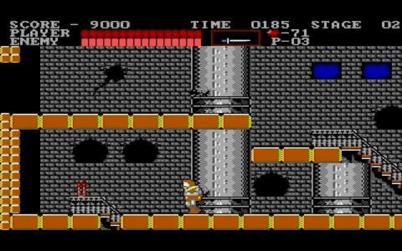 Gameplay screen of Castlevania (2/4) Gameplay screen of Castlevania (2/4)