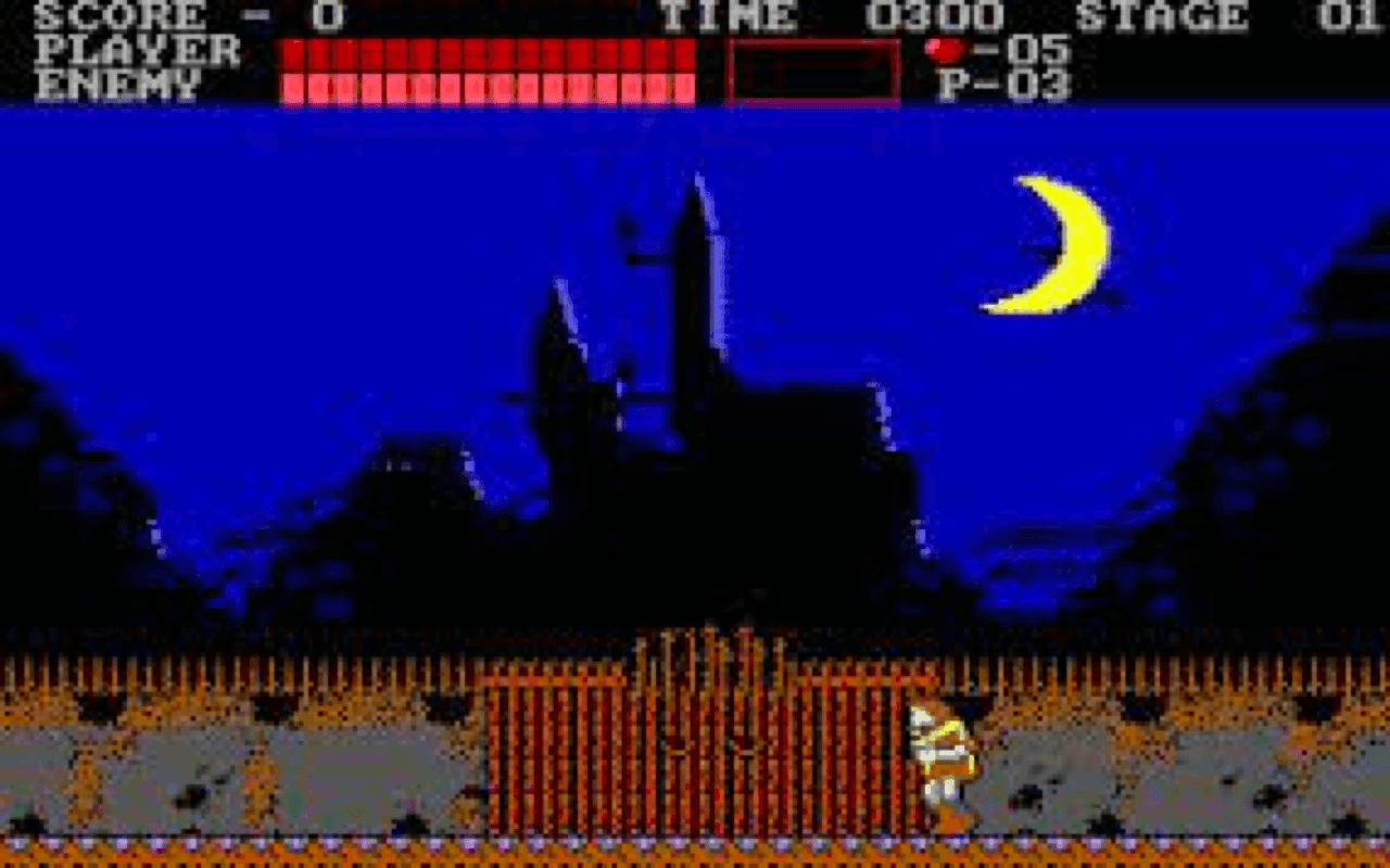 Gameplay screen of Castlevania (3/4) Gameplay screen of Castlevania (3/4)