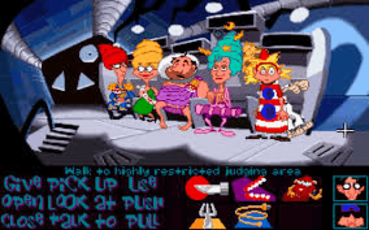 Gameplay screen of Maniac Mansion: Day of the Tentacle (7/8) Gameplay screen of Maniac Mansion: Day of the Tentacle (7/8)