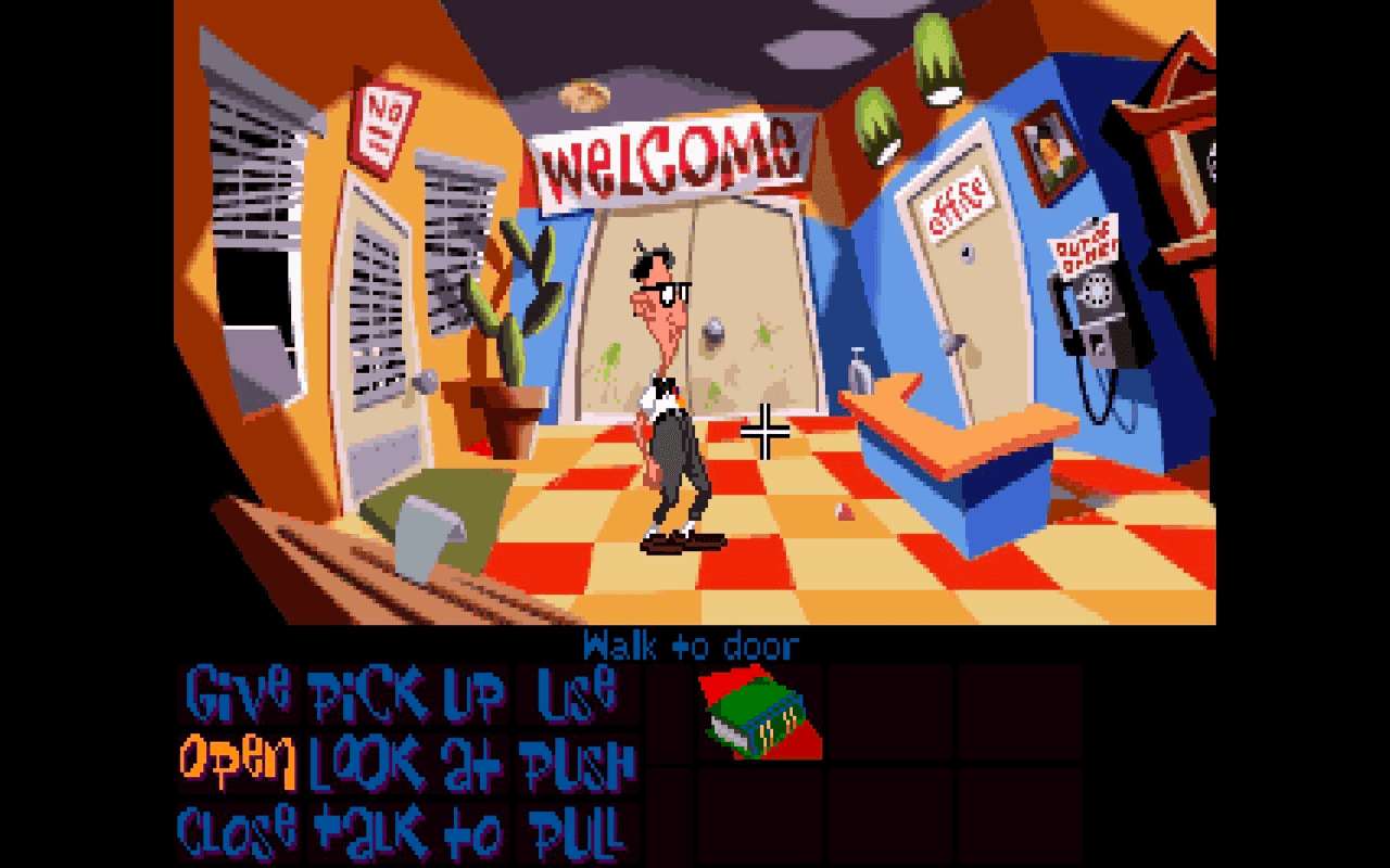 Gameplay screen of Maniac Mansion: Day of the Tentacle (3/8) Gameplay screen of Maniac Mansion: Day of the Tentacle (3/8)