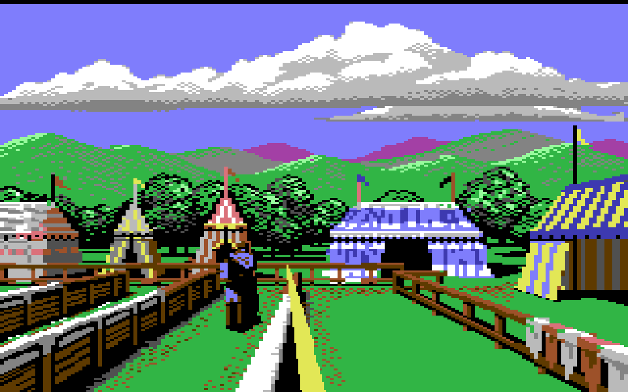 Gameplay screen of Defender of the Crown (1/8) Gameplay screen of Defender of the Crown (1/8)