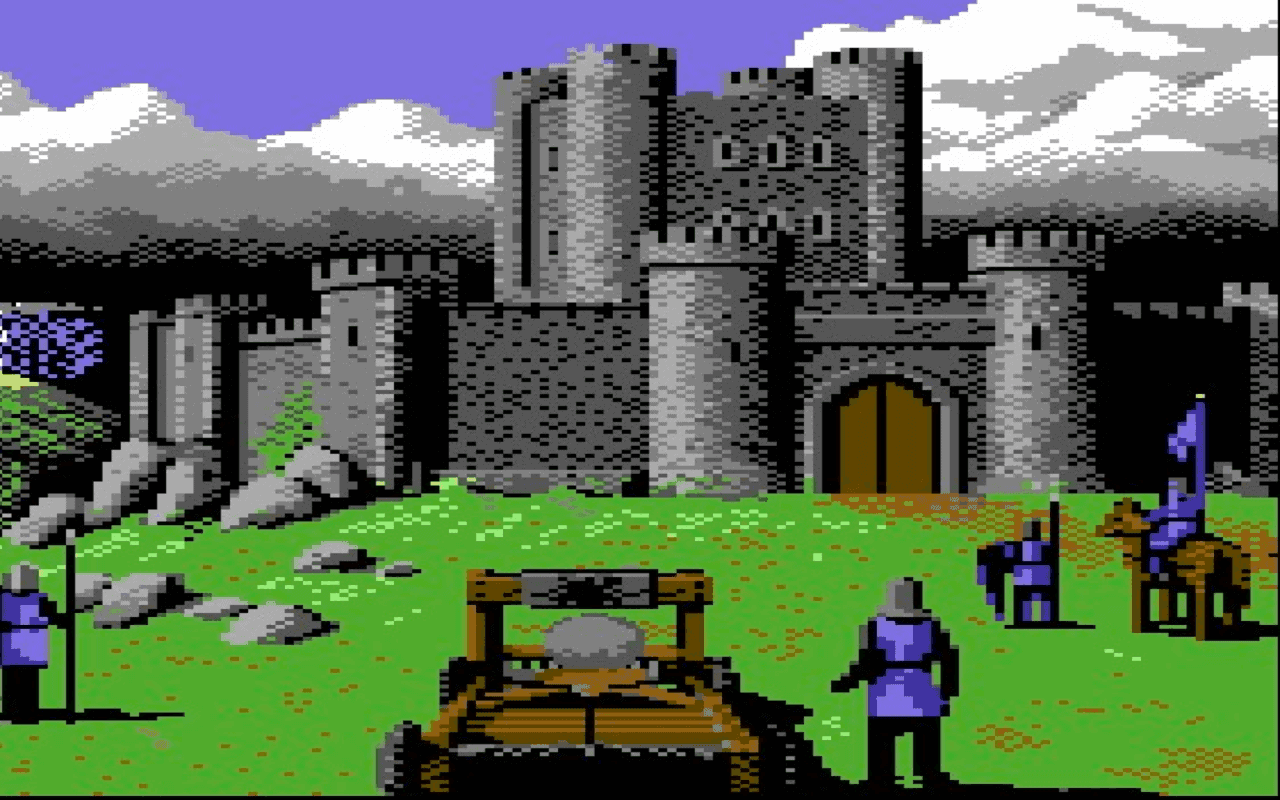 Gameplay screen of Defender of the Crown (2/8) Gameplay screen of Defender of the Crown (2/8)