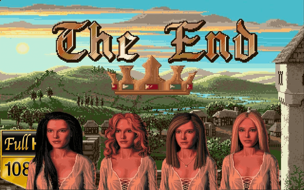 Gameplay screen of Defender of the Crown (7/8) Gameplay screen of Defender of the Crown (7/8)