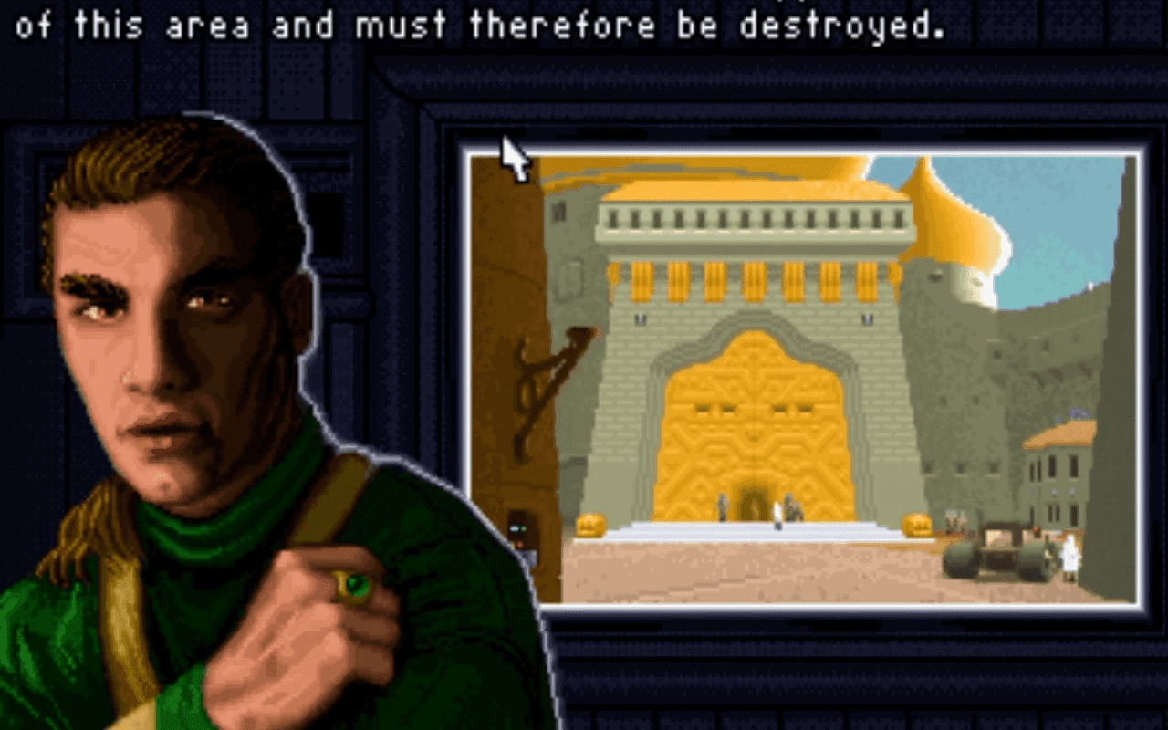 Gameplay screen of Dune II: The Building of a Dynasty (6/8) Gameplay screen of Dune II: The Building of a Dynasty (6/8)