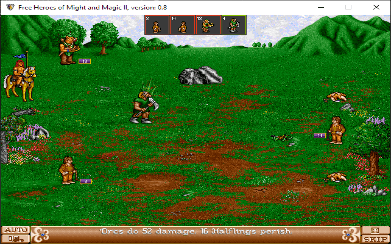 Gameplay screen of Heroes of Might and Magic II: The Succession Wars (4/8) Gameplay screen of Heroes of Might and Magic II: The Succession Wars (4/8)