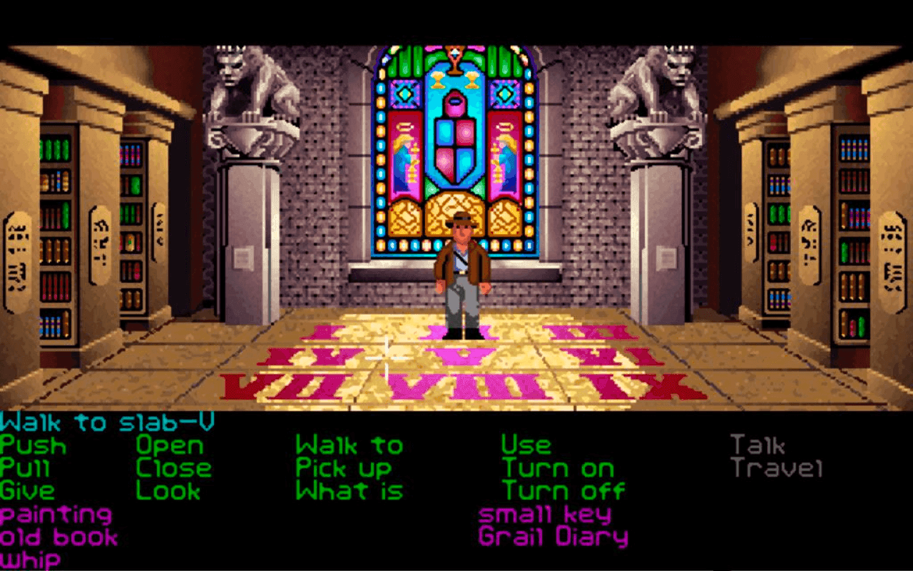Gameplay screen of Indiana Jones and the Last Crusade: The Graphic Adventure (6/8) Gameplay screen of Indiana Jones and the Last Crusade: The Graphic Adventure (6/8)