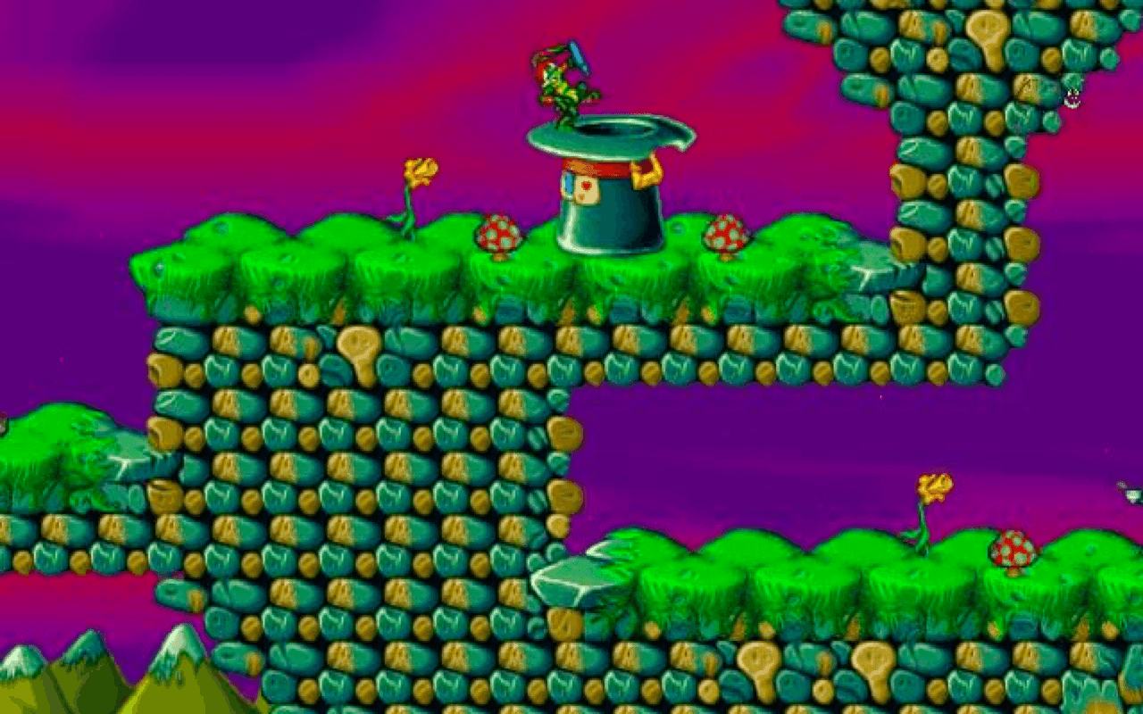 Gameplay screen of Jazz Jackrabbit (1/8) Gameplay screen of Jazz Jackrabbit (1/8)