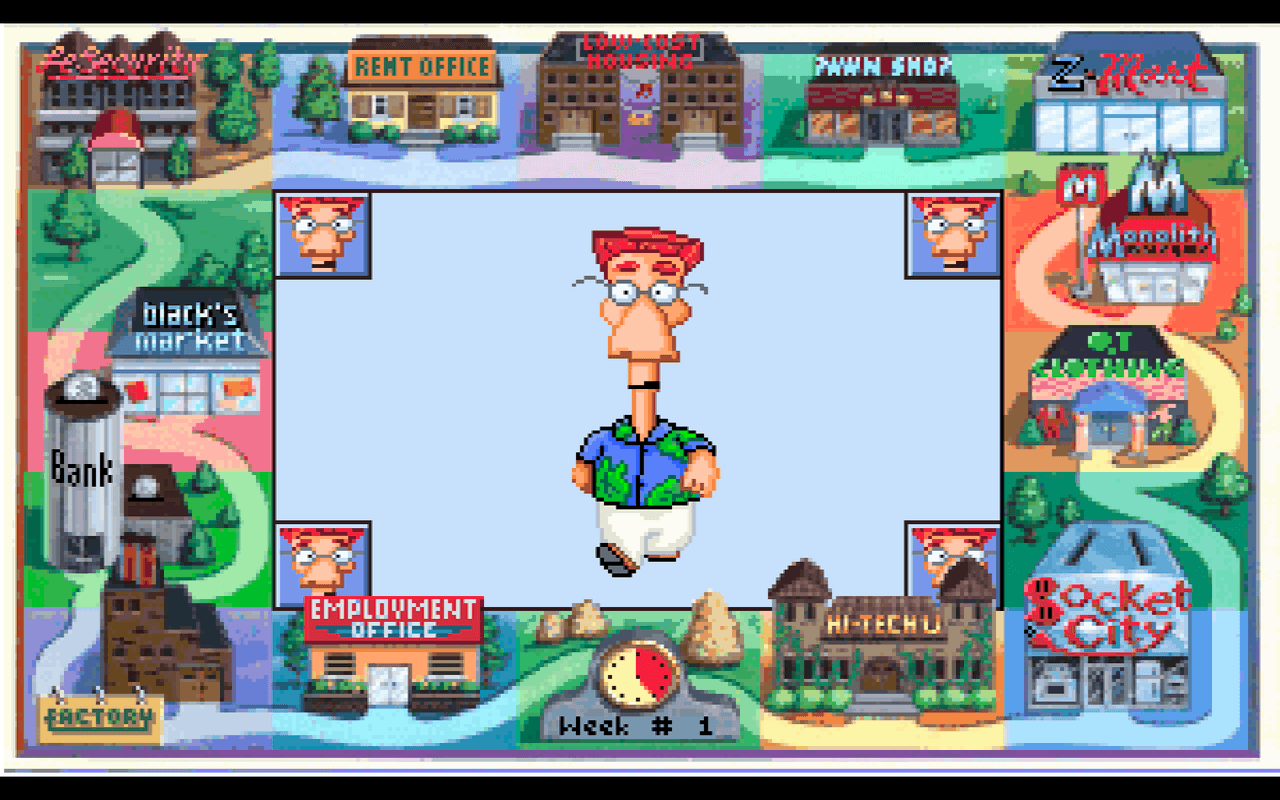 Gameplay screen of Jones in the Fast Lane (5/8) Gameplay screen of Jones in the Fast Lane (5/8)