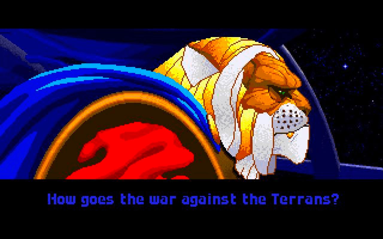Gameplay screen of Wing Commander II: Vengeance of the Kilrathi (3/8) Gameplay screen of Wing Commander II: Vengeance of the Kilrathi (3/8)
