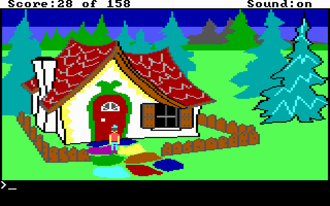 Gameplay screen of King's Quest (1/8) Gameplay screen of King's Quest (1/8)