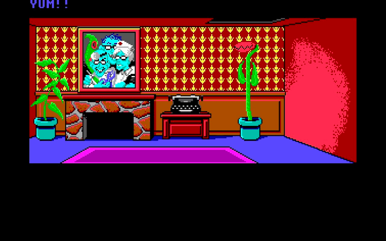 Gameplay screen of Maniac Mansion (7/8) Gameplay screen of Maniac Mansion (7/8)