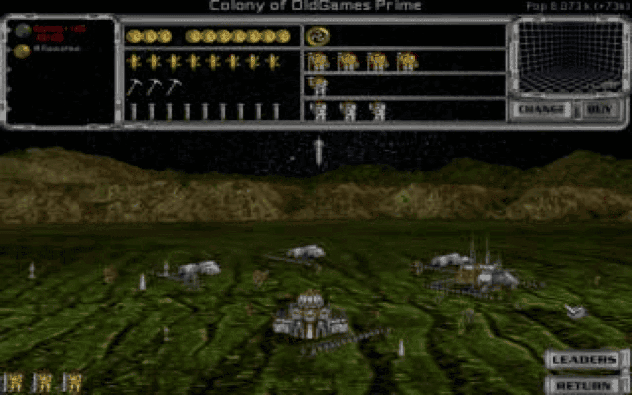 Gameplay screen of Master of Orion II: Battle at Antares (8/8) Gameplay screen of Master of Orion II: Battle at Antares (8/8)