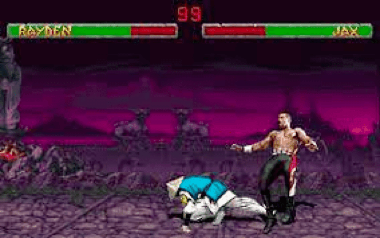 Gameplay screen of Mortal Kombat (2/8) Gameplay screen of Mortal Kombat (2/8)