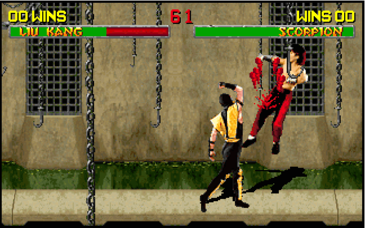 Gameplay screen of Mortal Kombat (7/8) Gameplay screen of Mortal Kombat (7/8)