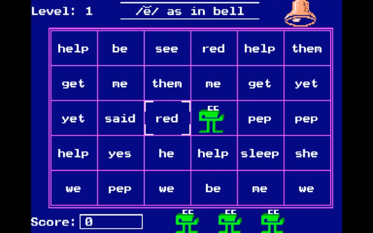 Gameplay screen of Number Munchers (7/8) Gameplay screen of Number Munchers (7/8)