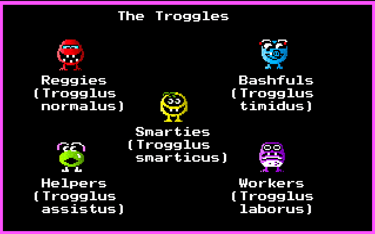 Gameplay screen of Number Munchers (2/8) Gameplay screen of Number Munchers (2/8)