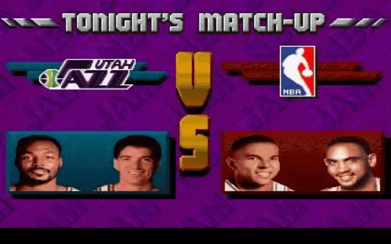Gameplay screen of NBA Jam Tournament Edition (7/8) Gameplay screen of NBA Jam Tournament Edition (7/8)