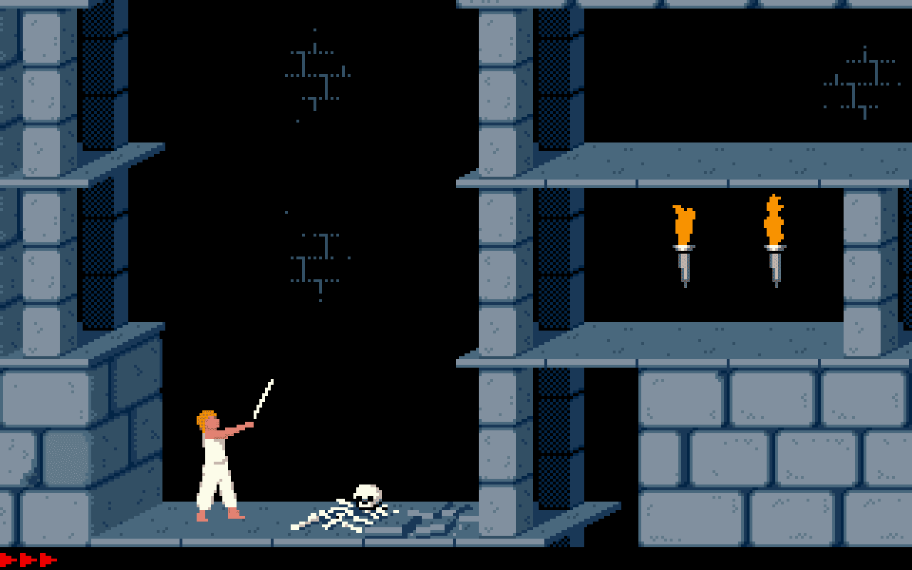 Gameplay screen of Prince of Persia (4/8) Gameplay screen of Prince of Persia (4/8)