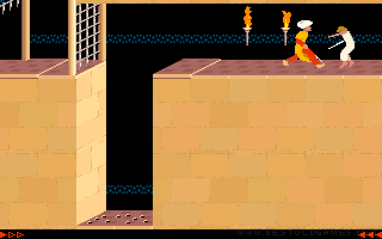 Gameplay screen of Prince of Persia (5/8) Gameplay screen of Prince of Persia (5/8)