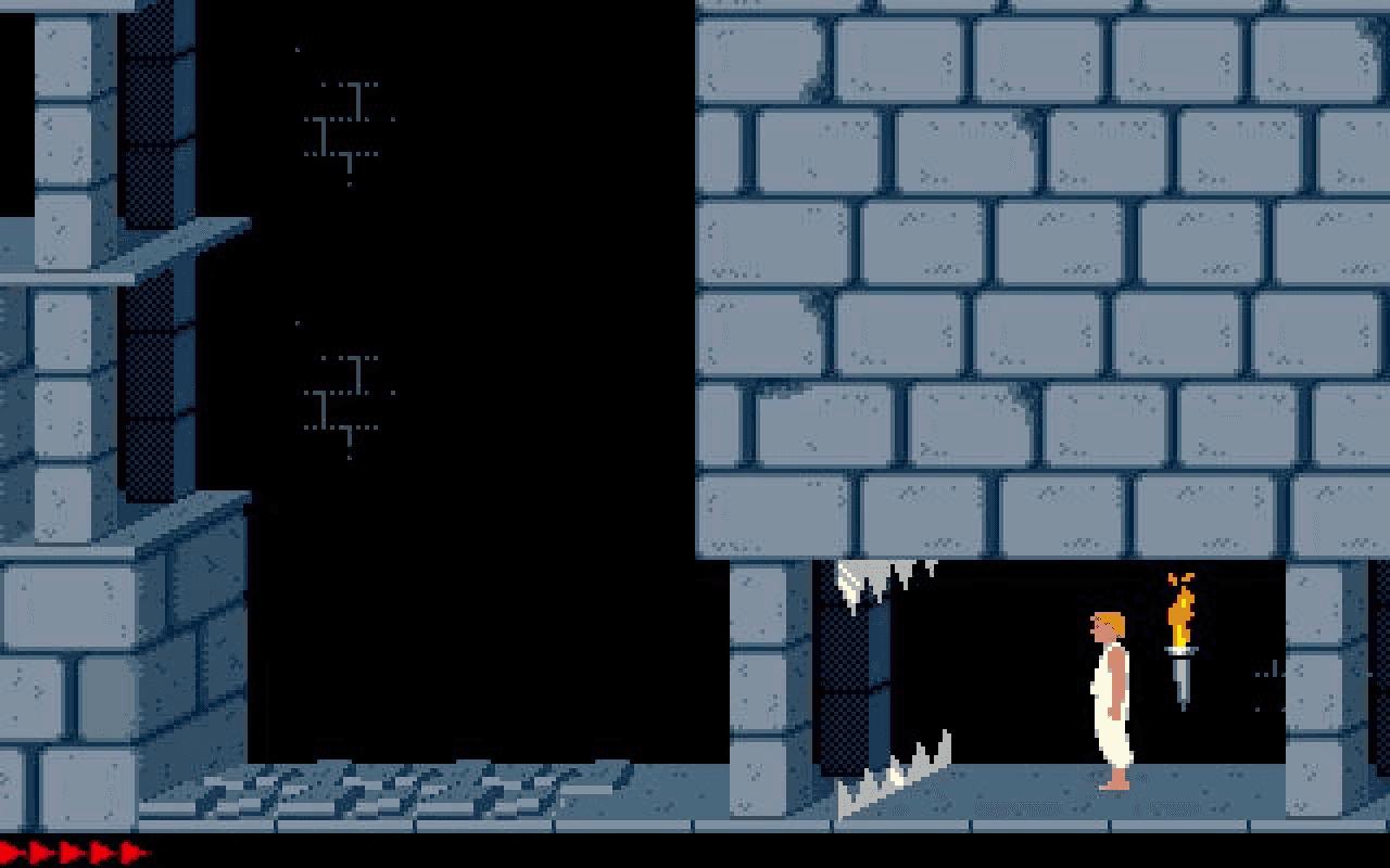 Gameplay screen of Prince of Persia (7/8) Gameplay screen of Prince of Persia (7/8)