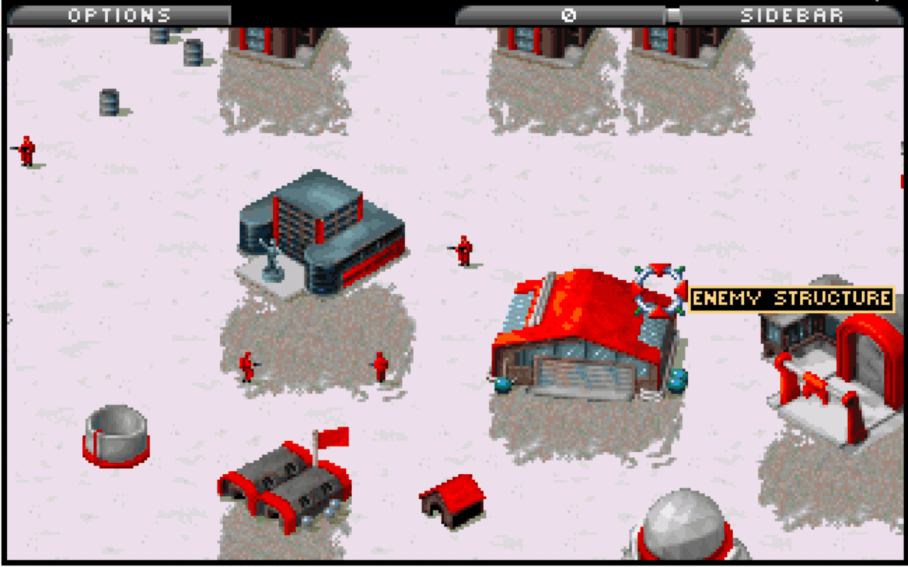 Gameplay screen of Command & Conquer: Red Alert (3/8) Gameplay screen of Command & Conquer: Red Alert (3/8)